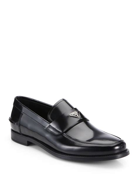 prada black loafers men's|Prada buckle loafer ladies.